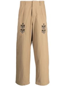 Adish pantalon Qrunful en coton - Marron