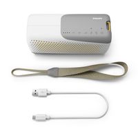 Dankzij de draagbare Bluetooth®-luidsprekers Philips Wireless speaker Wit - thumbnail