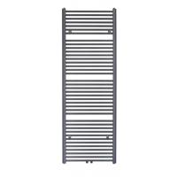 HR Badmeubelen Polo Designradiator - 60x8x118cm - middenaansluiting - 643 watt - light graphit matt 74022803