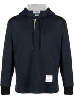 Thom Browne hoodie à manches longues - Bleu - thumbnail