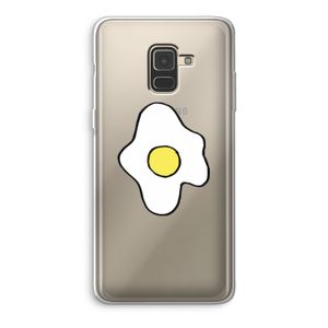 Spiegelei: Samsung Galaxy A8 (2018) Transparant Hoesje