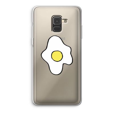 Spiegelei: Samsung Galaxy A8 (2018) Transparant Hoesje