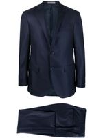 Corneliani costume à simple boutonnage - Bleu