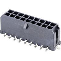 Molex 430451819 Male header, inbouw (standaard) Totaal aantal polen: 18 Rastermaat: 3 mm Inhoud: 1 stuk(s) Tape on Full reel - thumbnail