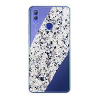 Gespikkelde marmer: Honor Note 10 Transparant Hoesje