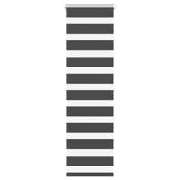 VidaXL Zebra rolgordijn 50x150 cm stofbreedte 45,9cm zwart