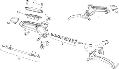 SRAM schijfrem "motive bronze" front disc brakes motifs bronze black