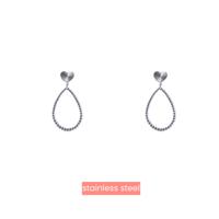 Day&Eve Oorbellen Heart Drop | Zilver