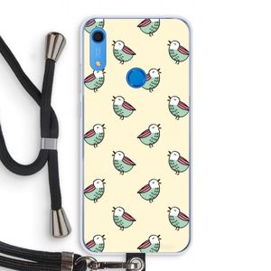 Vogeltjes: Huawei Y6s Transparant Hoesje met koord