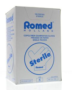 Romed Onderzoekhandschoen steriel copolymeer S (100 st)