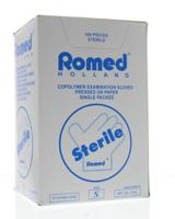 Romed Onderzoekhandschoen steriel copolymeer S (100 st) - thumbnail