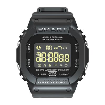 EX16T 1 21 inch LCD-scherm slimme horloge 50m waterdicht ondersteuning stappenteller/oproep herinnering/Motion monitoring/remote camera (zwart)