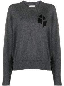 MARANT ÉTOILE pull à logo imprimé - Gris