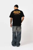 Equalité Societe 2.0 Oversized T-Shirt Heren Zwart/Oranje PRE-ORDER Begin April - Maat M - Kleur: ZwartOranje | Soccerfanshop