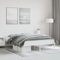 Bedframe metaal wit 160x200 cm