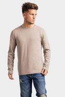 Purewhite Essentials Garment Dye Knit Sweater Heren Sand - Maat S - Kleur: Beige | Soccerfanshop