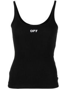 Off-White débardeur à logo imprimé - Noir