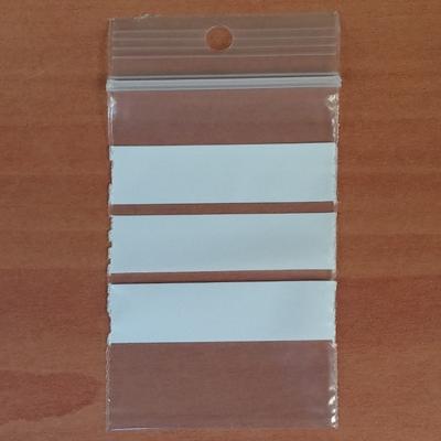 100 Gripzakjes 40 x 60 mm met schrijfvlak 50 micron