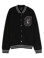 Givenchy Kids veste bomber à logo appliqué - Noir