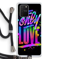 Only Love: Samsung Galaxy S10 Lite Transparant Hoesje met koord