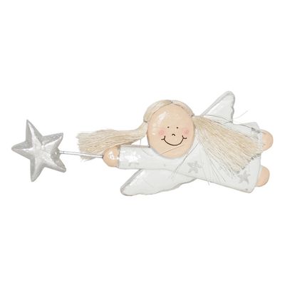 Magneet Houten Engel met Ster