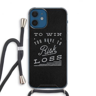 Risk loss: iPhone 12 Transparant Hoesje met koord