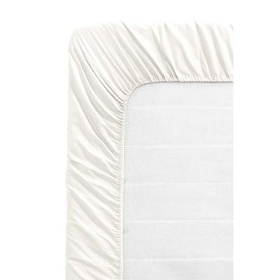 Leen Bakker - Hoeslaken - Off White - 90x200 Cm - Katoen - Wit