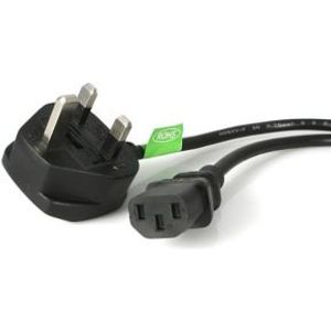 StarTech.com 3 Prong UK PC Power Cord
