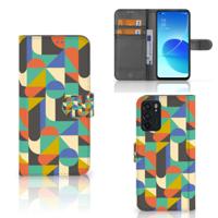 OPPO Reno6 5G | Telefoon Hoesje | Funky Retro | Portemonnee hoesje OPPO Reno6 5G | Telefoon Hoesje | Funky Retro | Portemonnee hoesje