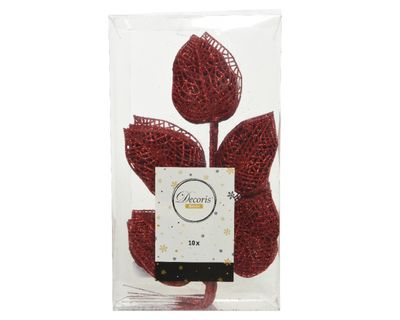 Spray plc l2b16h36 cm kerstrood 10st kerst - Decoris