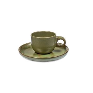 SERAX - Surface - Espressokop&schotel 0,10l Camogreen