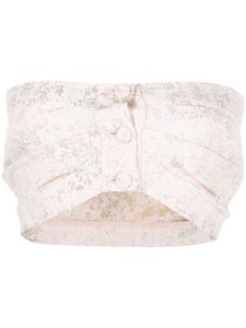 Philosophy Di Lorenzo Serafini haut bandeau crop en jacquard - Rose