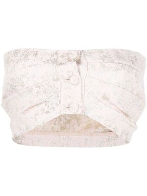 Philosophy Di Lorenzo Serafini haut bandeau crop en jacquard - Rose
