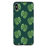 Monstera leaves: iPhone XS Max Tough Case
