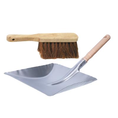 Betra Handveger van 40 cm - met metalen stofblik 20 x 40 cm - Stoffer en blik set