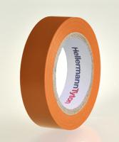 HellermannTyton HelaTape Flex 15 710-00110 Isolatietape HelaTape Flex 15 Oranje (l x b) 10 m x 15 mm 1 stuk(s) - thumbnail