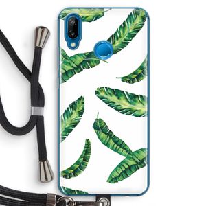 Lange bladeren: Huawei P20 Lite Transparant Hoesje met koord