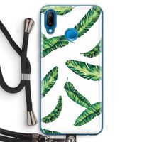 Lange bladeren: Huawei P20 Lite Transparant Hoesje met koord