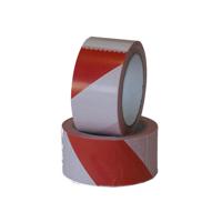 Waarschuwingstape iezzy 50mmx66m rood/wit
