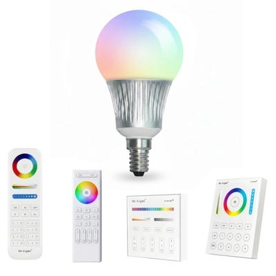 RGBWW led lamp met afstandsbediening 5w e14 1 tot 4 lampen