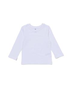 HEMA Kinder T-shirts - Biologisch Katoen - 2 Stuks Wit (wit)