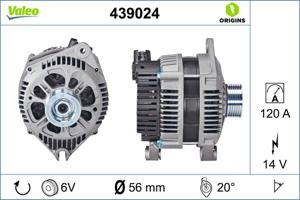 Valeo Alternator/Dynamo 439024