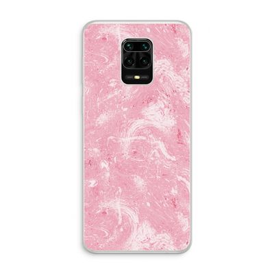 Abstract Painting Pink: Xiaomi Redmi Note 10 Lite Transparant Hoesje