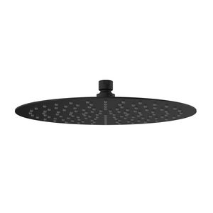 Wiesbaden Hoofddouche Ufo Ultra Plat 30 cm Mat Zwart