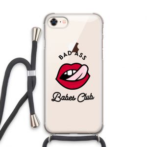 Badass Babes Club: iPhone 7 Transparant Hoesje met koord