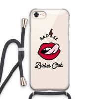 Badass Babes Club: iPhone 7 Transparant Hoesje met koord
