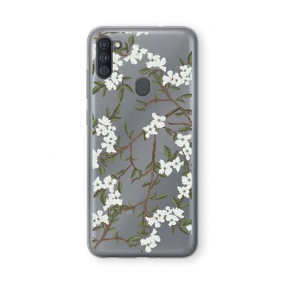 Blossoming spring: Samsung Galaxy A11 Transparant Hoesje