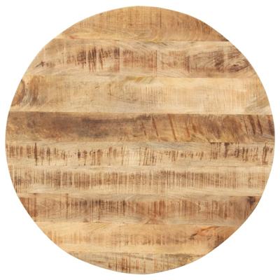 Tafelblad rond 15-16 mm 70 cm massief mangohout