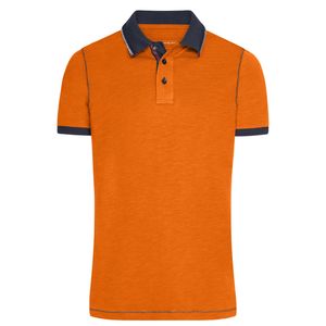 Urban heren poloshirt oranje