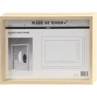 Creativ Company Dubbelzijdige lijst, d: 4,5 cm, afm 22,1x30,8 cm, 1 stuk